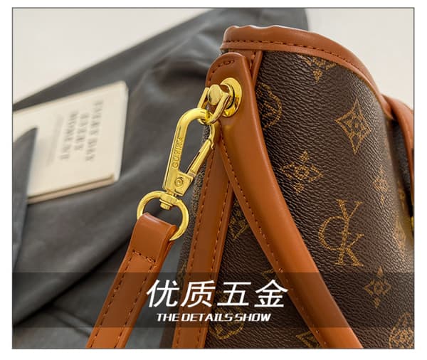 Trykt Bucket Bag Retro Let Luksus Håndtaske