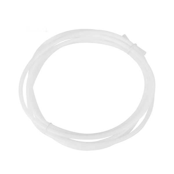 PTFE Vit Bowden-rör för 1,75 Filament (2,0 mm ID/4,0 mm OD) för 3D-skrivare (1,5 M)