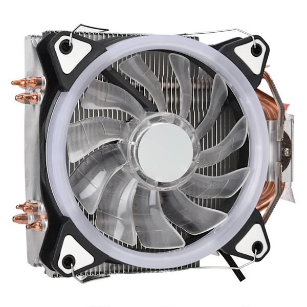 12cm 3Pin Computer PC Køling Heatsink Fan CPU Køler Led Køler Fan med 4 Kobberrør