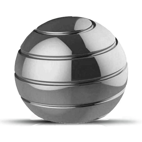 Sormenpään Gyro pallomainen lelu pöytälevy pallogyro - pieni harmaa