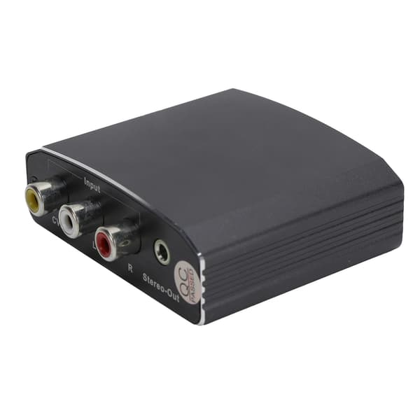 AV til High Definition Multimedia Interface Konverter Stereo Adapter T‑607B 100‑240VUS Plugg