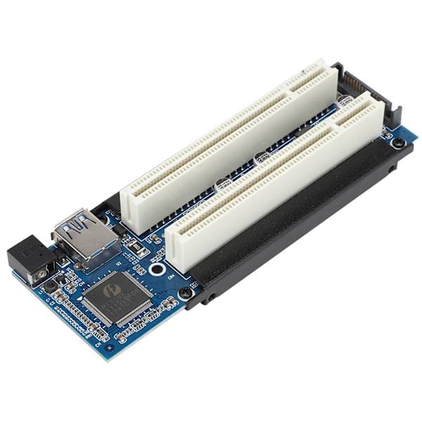 Dual Full Size Mini PCIe till PCI Slot Expansionsadapter Extern Capture Card