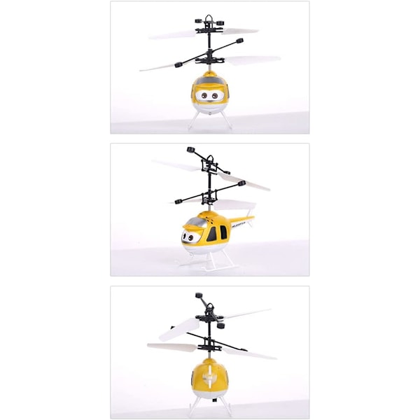 Fjärrstyrd Mini RC Helikopter RC Flygplan Elektriskt RC Flygplan Flygplansmodell Smart Sensor Krockbeständig Pojkflicka Leksak Flygplan Presenter Red
