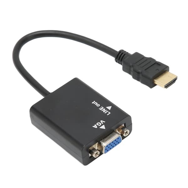 HD Multimedia Interface til VGA 1080P Full HD Anti-korrosjon Liten Kompakt HD Multimedia Interface til VGA Adapter