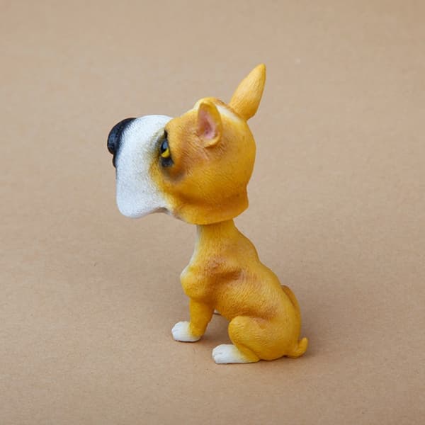Bobble Head Hunder Bobbing Heads Bil Dash Valp Bil Dekorasjon (Bokser)