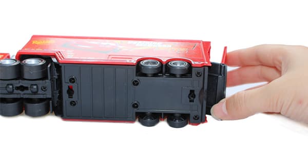 Bilstory: Francesco container F1 Racer farbror MAC legering barnleksaksbilmodell present (43 bil + containerbil)