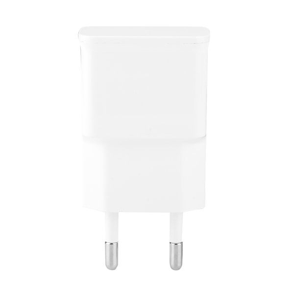 Mini Power Adapter Plug Vit En Port USB Vägg Snabbladdare