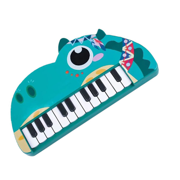 Piano Keyboard för barn Cartoon 22 tangenter Tidig pedagogisk djur Toddler elektroniska piano leksaker Dinosaur Style