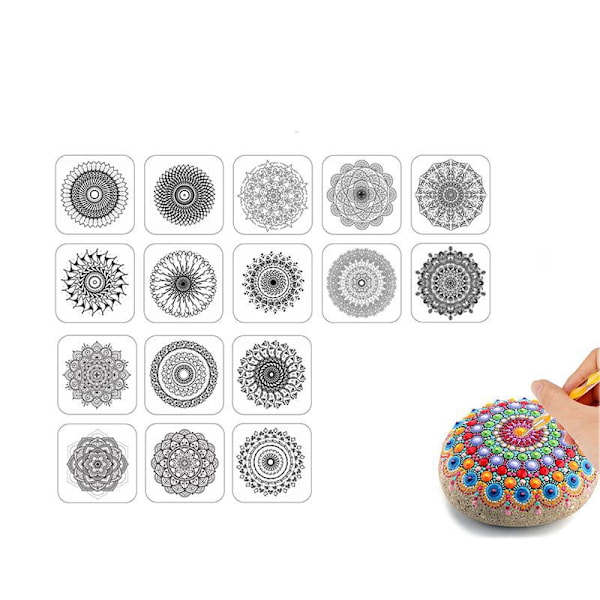 65PCS Dotting Painting Tools With Mandala Set Pen Dotting With Kit Ball Stylus Clay Sculpting Carving Tools For Clay Pottery Craft,painting Rocks