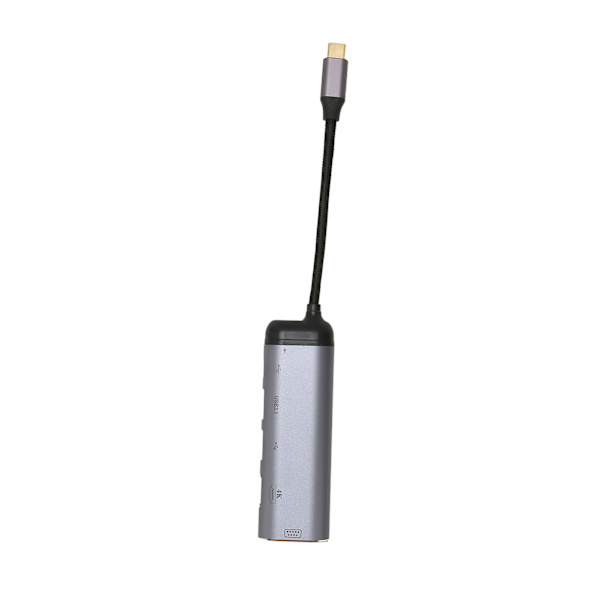 6 i 1 USB C Hub Typ C Hane till VGA HD Multimedia Interface USB3.1 USB2.0 Typ C2.0 PD100W Multi Port Docking Station