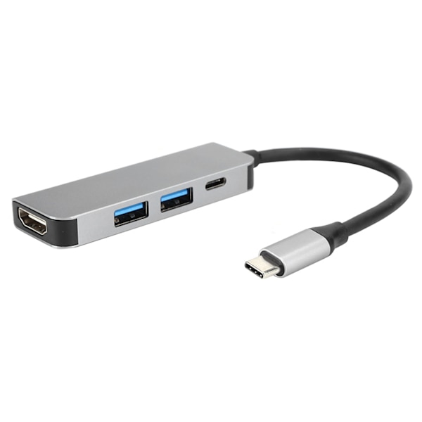 4-in-1 TypeC-hubi HDMI-sovittimeen TypeC-laajennus Huawei P20 Prolle Samsung Galaxy s9/s8