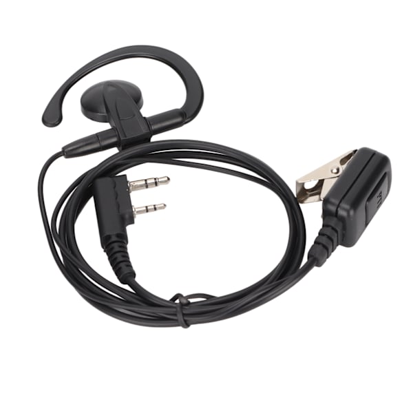 2-tie-radio-kuuloke G-muotoinen Walkie Talkie 2-nastainen kuuloke Lline-mikrofoni Kenwoodille Baofengille