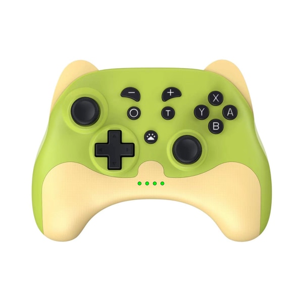 Switch Pro-kontroller för Nintendo Switch/Switch Lite/OLED, trådlös Switch-kontroller med LED-ljus och väckningsfunktion, ergonomisk halkfri