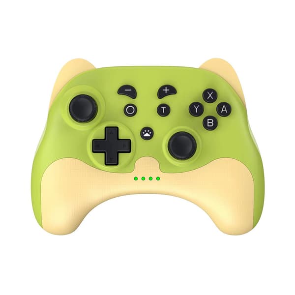 Switch Pro-kontroller for Nintendo Switch/Switch Lite/OLED, trådløs Switch-kontroller med LED-lys og vekkefunksjon, ergonomisk sklisikker