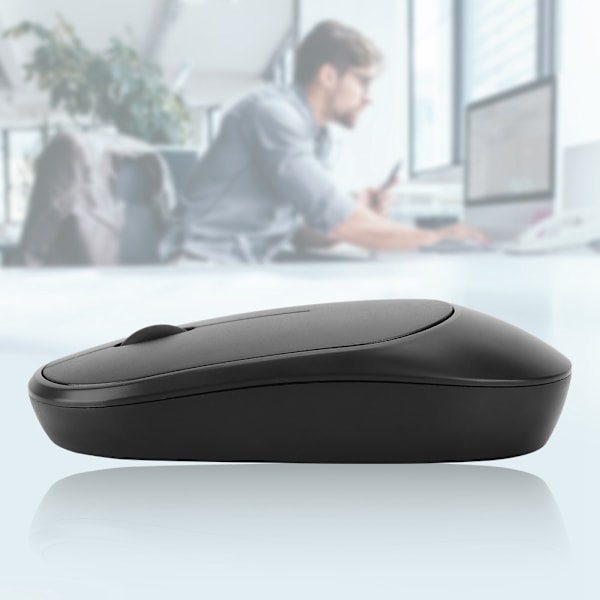 2,4 GHz ultratynn trådløs optisk mus USB-mottaker for PC-datamaskin bærbar PC