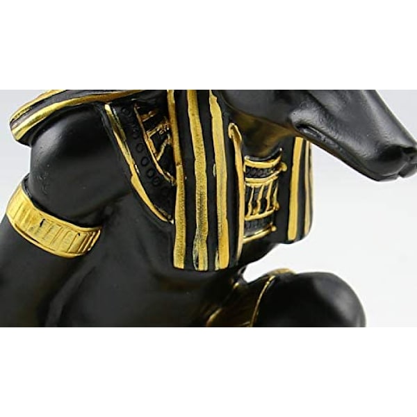 Koti sisustus koriste-esine figuriini luova viiniräkki kalusteet Anubis Jumala hartsi retro koristeet toimistoon työpöydälle, 13 * 18 cm