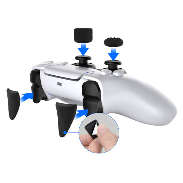 Hud for PS5-kontrollergrep, silikondeksel for Playstation 5 Anti-Slip Protector