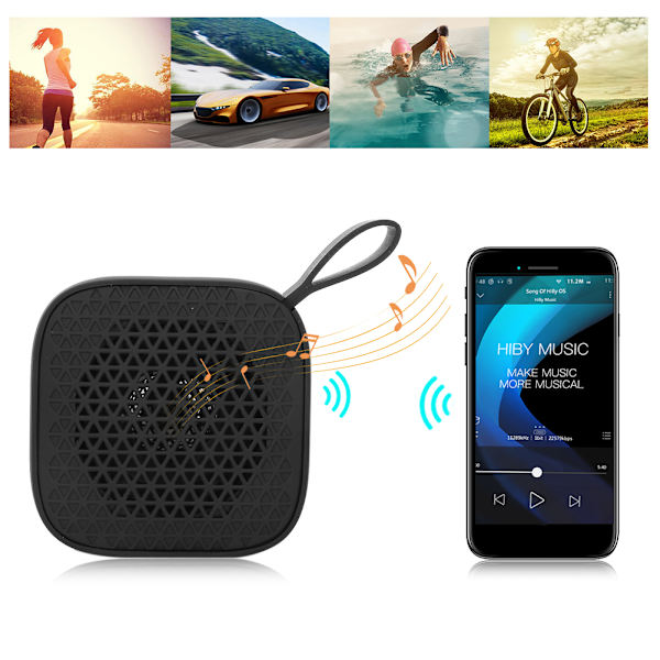 W1 Langaton Bluetooth-matkapuhelin Handsfree-puheluspeaker Ulkoilukäyttöön Kannettava Minikaiutin