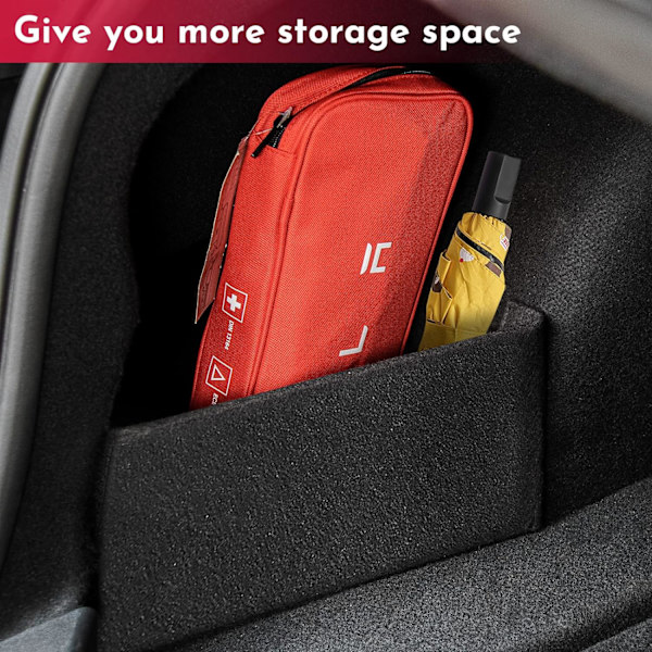 Tesla Model 3 Bakre Bagasjerom Organizer Side Divider Tilbehør 2021 2020 2019