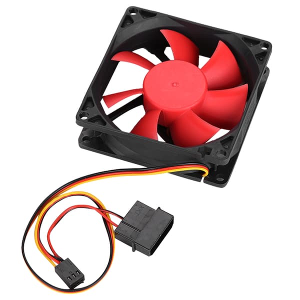 8cm 12V CPU-køleventilator CPU-ventilatorer Varmeafleder Lydløs Mute-køler til computer PC bærbar 2stk