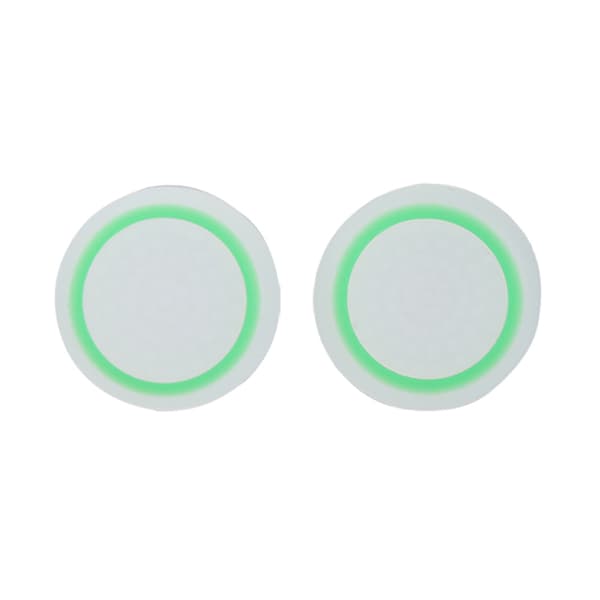 2 stk. Anti-Skid Game Controller Joystick Caps til PS4/PS3/Xbox (Hvid Grøn)