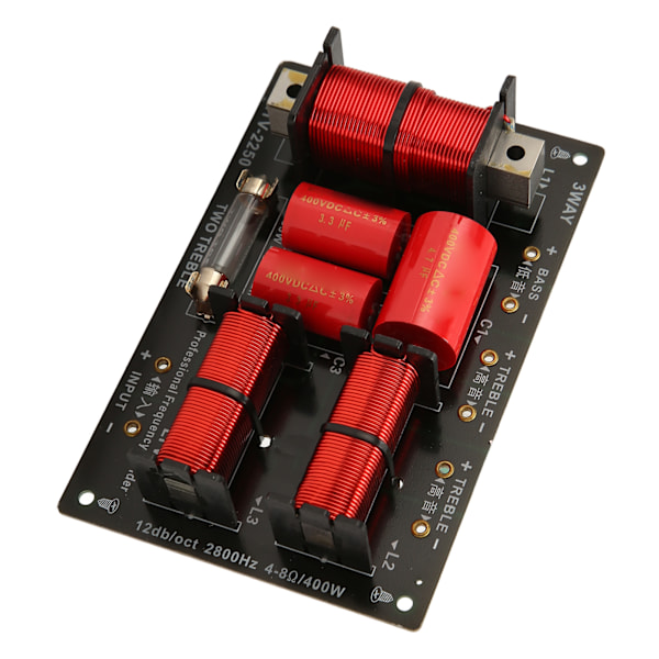 400W 3-veis frekvensdeler Stabil signaloverføring Hi Fi høyttaler frekvensdeler modul for hjemmet