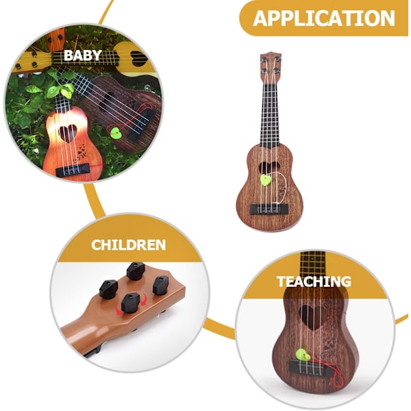 Ukulele Leksak Ukuleles för Barn Nybörjare Ukuleles Barn Trä Gitarr Barn Gitarr Leksak Gitarr Småbarn Gitarr Småbarn Ukuleles Gitarr Ukuleles för Nybörjare