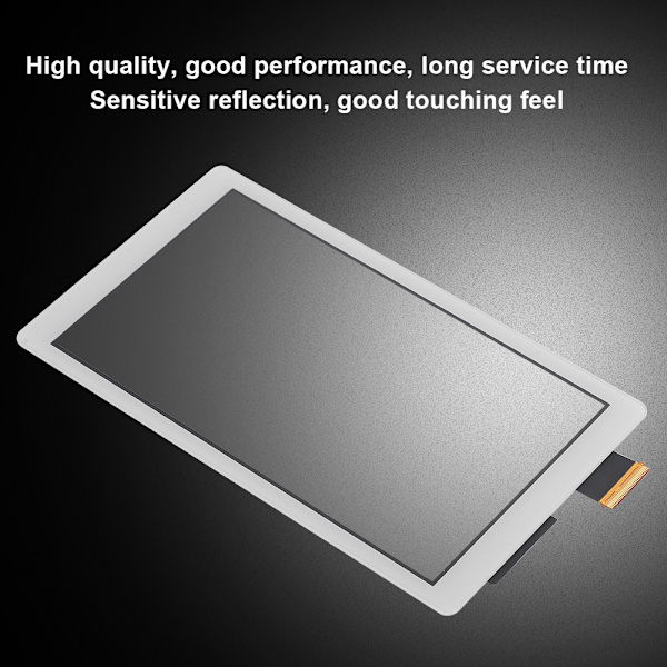 Högkvalitativ ABS-pekskärmsspelmaskin Utrustningstillbehör för SWITCH LITE Silver