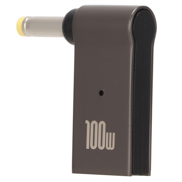 Typ C-hona till DC-adapter PD Snabbladdningschip Aluminiumlegering Material Vinkeldesign 100W Notebook Strömkabel 5x1mm