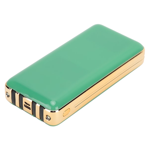 Bærbar Powerbank 30000Mah MultiPort Mobiltelefon Lader Powerbank med LCD-skjerm (Grønn)