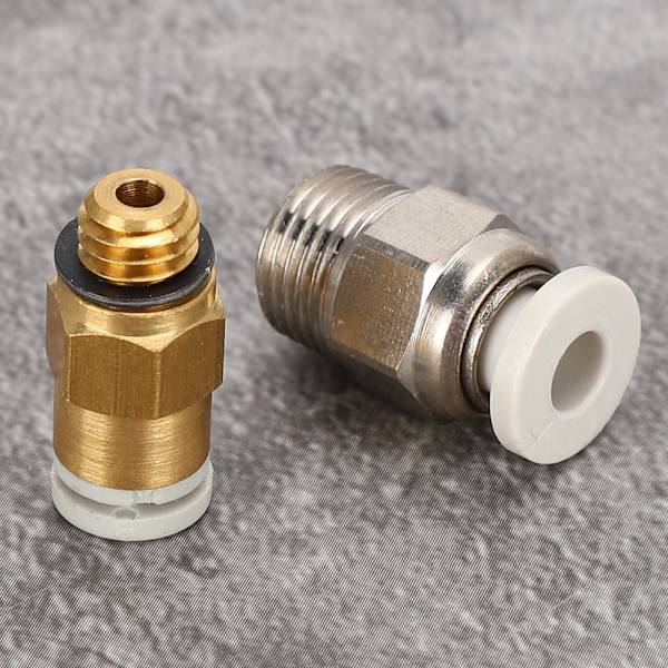 Metall 3D-skrivardelar CR-10 Hotend Extruder Pneumatisk Koppling för Creality V6