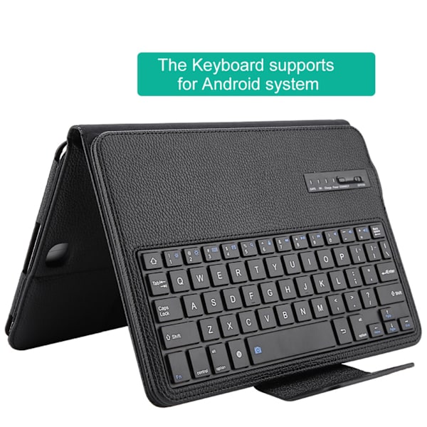 Tablet trådløs Bluetooth tastatur etui cover til Sumsung TAB S2/ TAB A T810/T550 (sort)