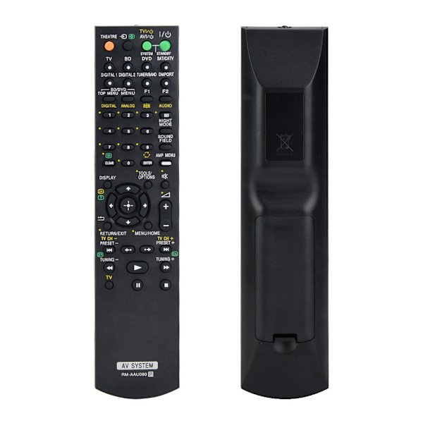 Fjernkontroll erstatning for Sony RM-AAU060 AV-mottaker system TV
