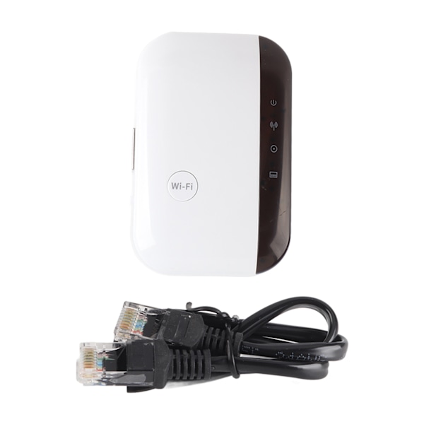 WiFi Repeater Trådløs RJ45 Router/AP Mode Hotspot Extender Signalforstærker Tilbehør UK Stik