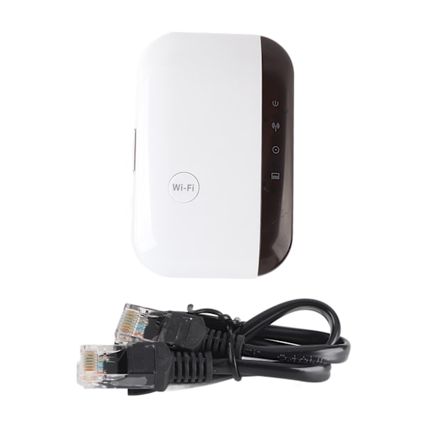 WiFi-repeater, trådløs RJ45-ruter/AP-modus Hotspot-forlenger Signalforsterker Tilbehør UK-plugg