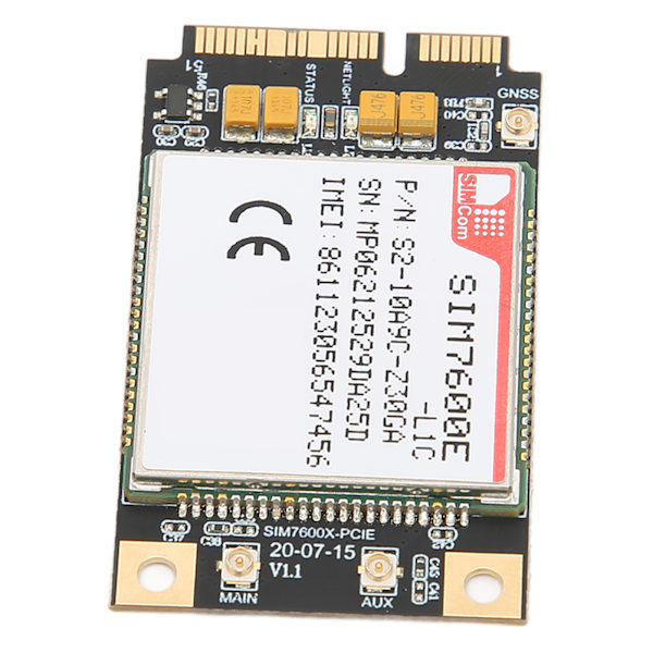 Mini PCIE WiFi -kortti 7600EL1C -siru Mini PCIE langaton verkkokortti SIM-antennipaikan kanssa