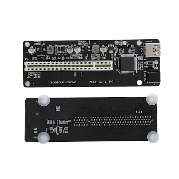 PCIE till 2-portars PCI-expansionskortsadapterchip för övervakningsvideoinspelningskontroll