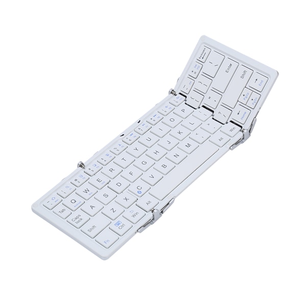 Bluetooth trådløst foldbart tastatur, foldbart genopladeligt tastatur, sort