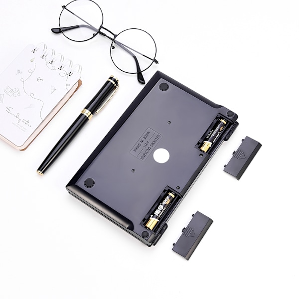 Bärbar Mini Fällbar Handhållen Elektronisk Kalkylator Beräkning Student Kontorsmaterial