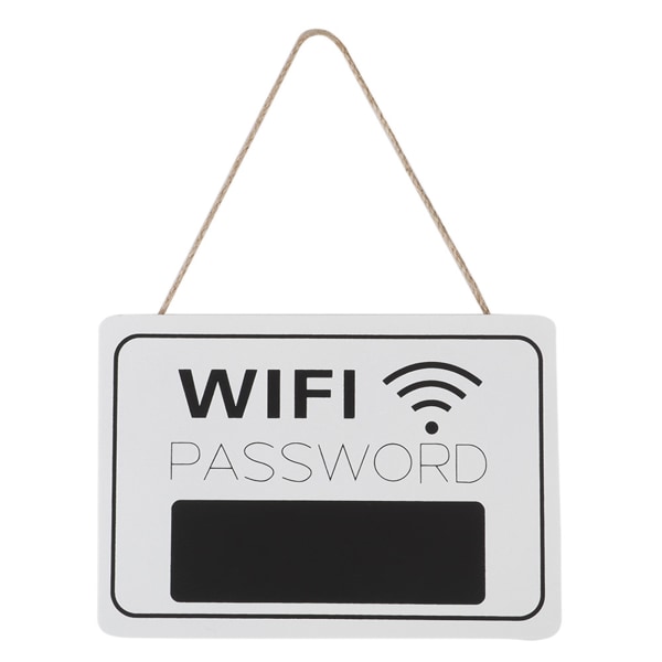 Lösenord Displayskylt Vägghängande Kafé Bokhandel Retro hängande svart tavla