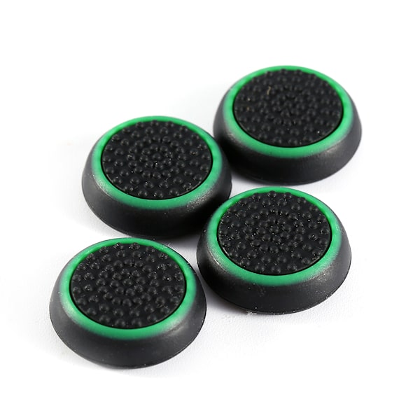 4 stk. silikone controller joystick greb hætte cover til PS3 PS4 XBOX grøn