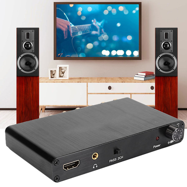 4K 3D HDMI 5.1 til analog utgang digital lyddekoder konverteradapter
