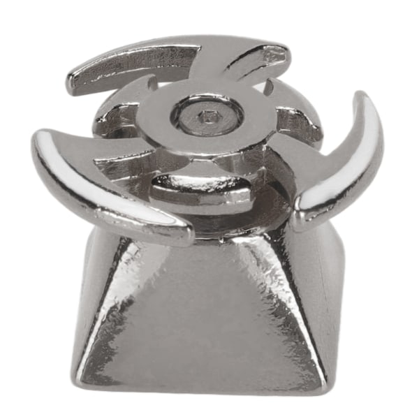 Roterende nøkkelhette Roterende metall toppform Ergonomisk design DIY tilpasset nøkkelhette for mekaniske tastaturer Grå