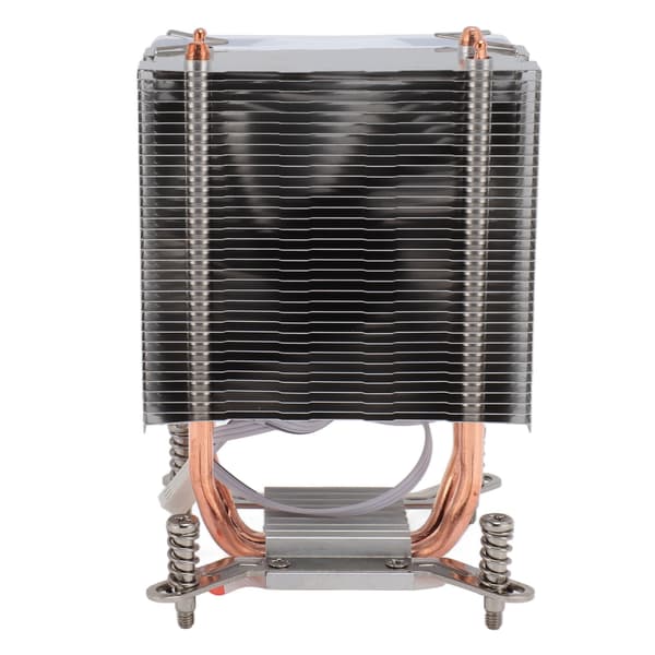 CPU-køleventilator 2 Heat Pipes Stille 3 Pin Hydraumatic PC CPU Luftkøler til computer Hvid ramme