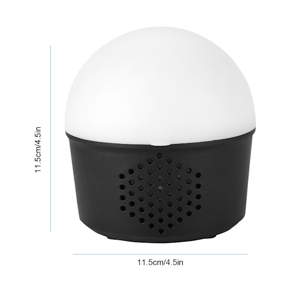 Mini kannettava älykäs langaton Bluetooth-kaiutin värikäs LED-valo stereokaiutin (lataus)
