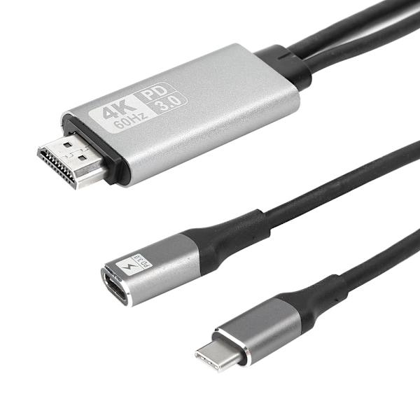 Typ-C till HDMI 4K datakabeladapter mobiltelefon video TV-projektoromvandlare