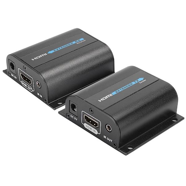 LKV372AE HD-förlängare 60M Enkel nätkabel förstärkare till RJ45 Infraröd bredband PostBack Spänningsförsörjning