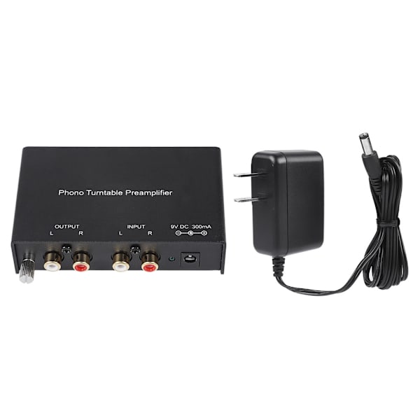 Dual-kanal Phono Preamplifier RCA Preamplifier Utgang Støykansellering Phono Preamp