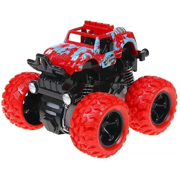 Lasten 4WD-inertia maastoajoneuvo temppu keinuauto lelukoju Neljän värin vaihtoehdot Inertia temppuajoneuvo