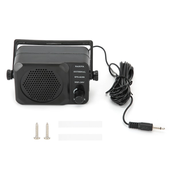 3,5 mm plugg 3W bärbar mini extern högtalare med inbyggd brusfilterbrytare universell för CB-radio